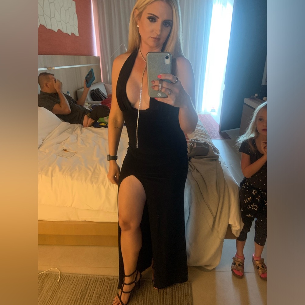 Sexy black dress